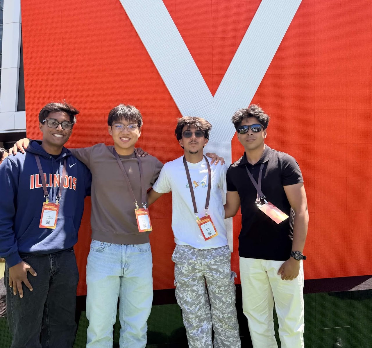 Tommy with friends at YC Startup School 2026